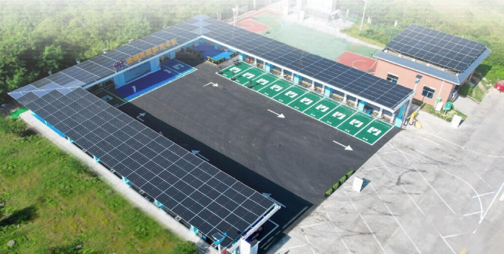广东省交通集团横陂服务区光储充超级充电站 广东省交通集团横陂服务区光储充超级充电站